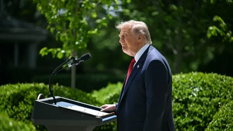 President Trump Participates in a Rose Garden Club Dinner to Celebrate National Police Week