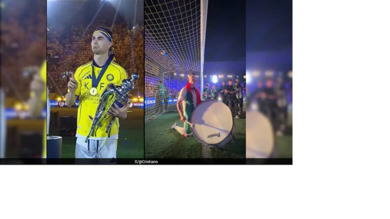 Cristiano Ronaldo’s Joy Knows No Bounds After Winning First Major Trophy With Al Nassr. Watch