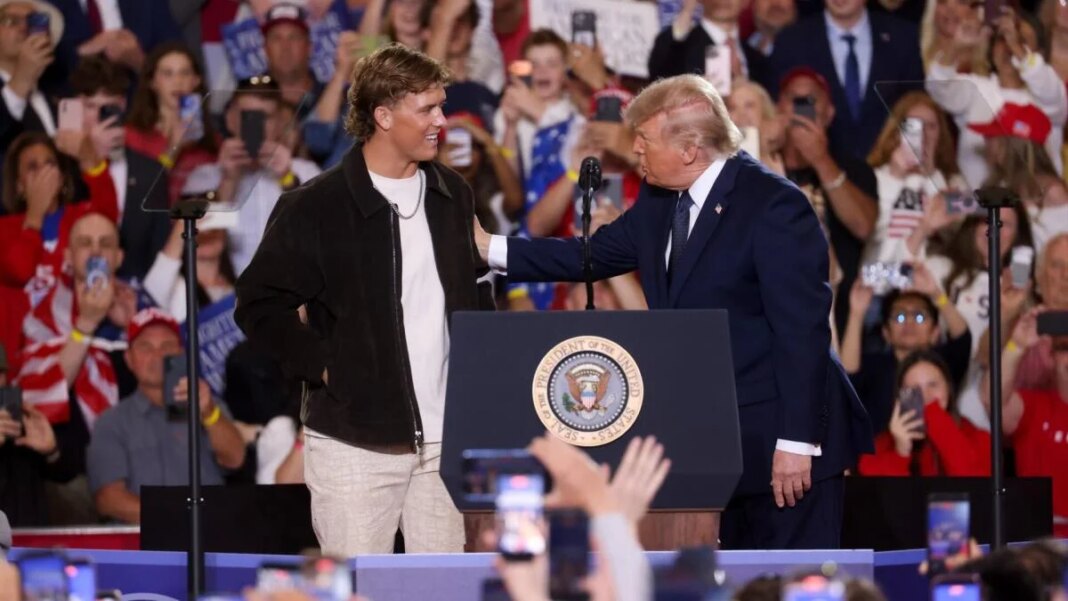 Giants’ Abdul Carter clears air with Jaxson Dart after QB appears at Trump rally