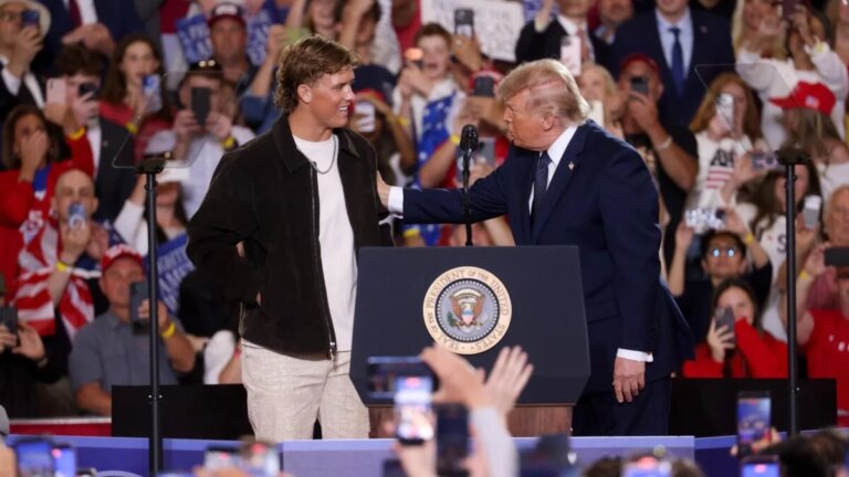 Giants’ Abdul Carter clears air with Jaxson Dart after QB appears at Trump rally