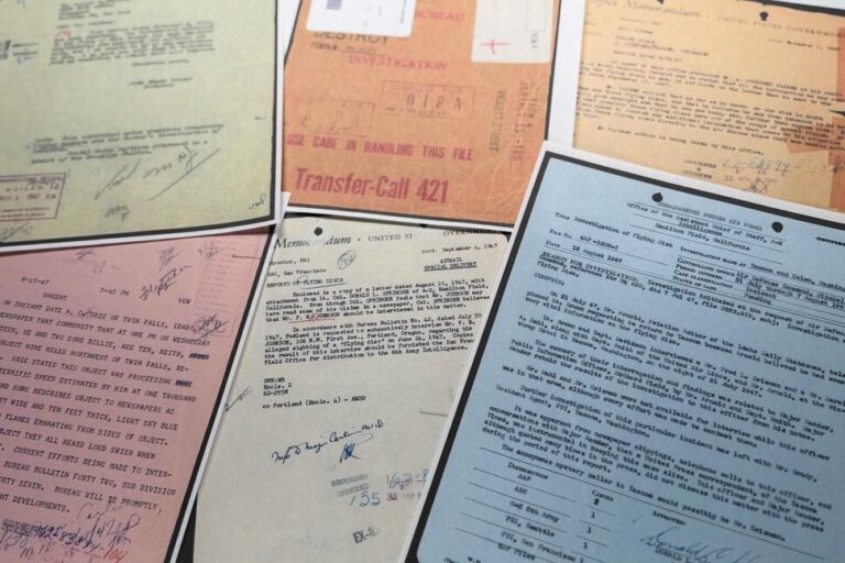 UFO Files Shed Light on Sightings but Leave Interpretation to the Public
