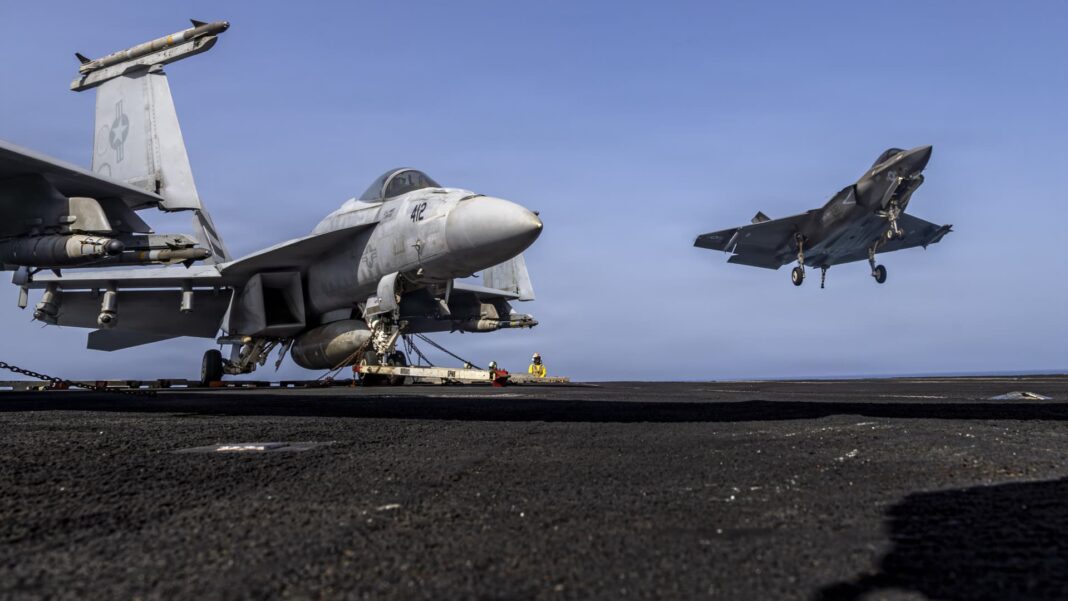 U.S. military launches strikes in retaliation for Iran downing helicopter