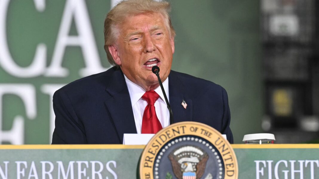 Trump storms out of interview after election fraud, DOJ fund questions