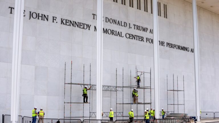 Trump name must be removed from Kennedy Center by Friday night