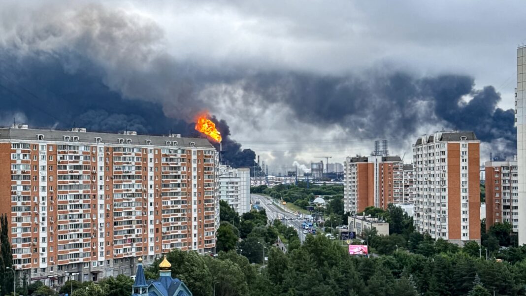 Russia vows escalation after Ukraine hits Moscow with drone attack