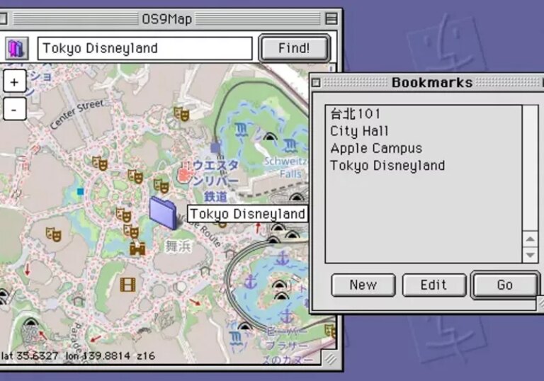 Developer builds "complete" OpenStreetMap client for classic Mac OS 9