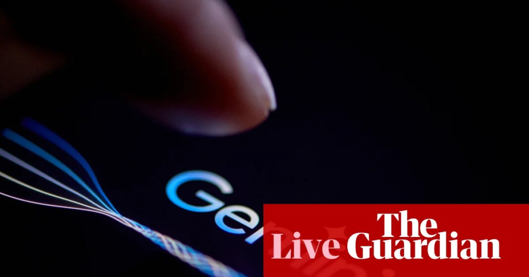 Alphabet to raise $80bn from share sales to fund AI spending splurge – business live | Business