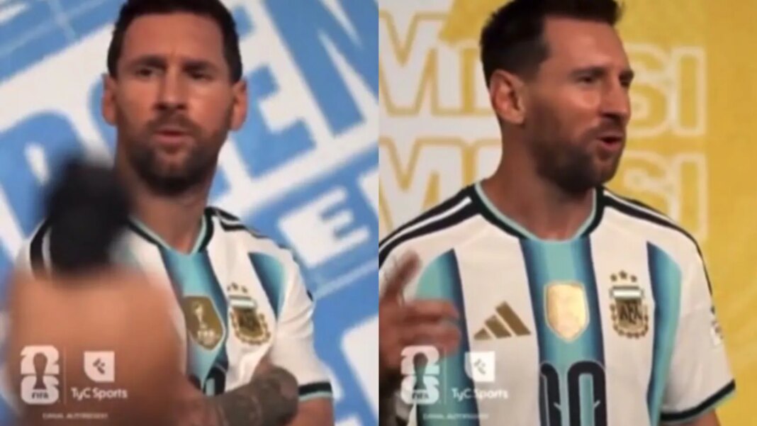“Isn’t The Music Too Loud?”: Lionel Messi’s Hilarious Video During FIFA World Cup Photoshoot Is Viral. Watch