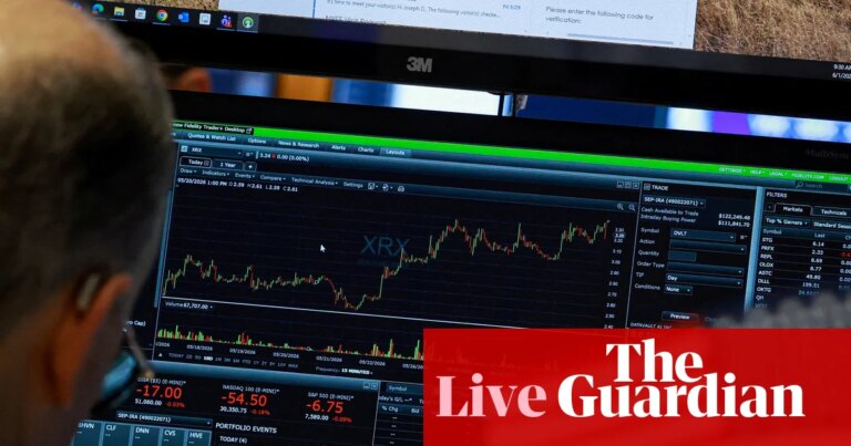 Wall Street and European markets hit record highs and oil price falls to three-month low after US-Iran peace deal – business live | Business