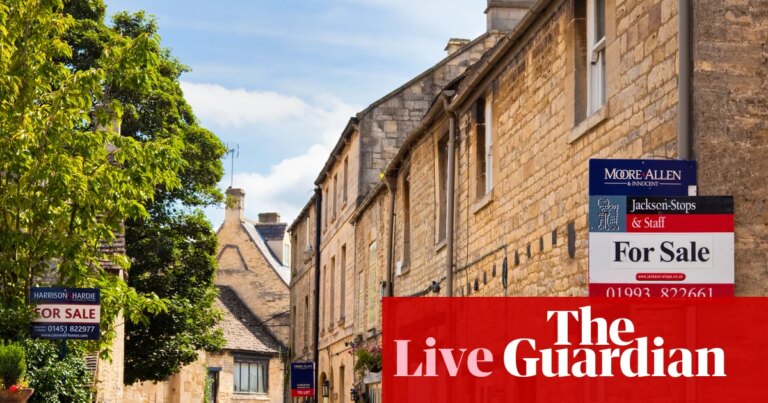 UK mortgage approvals hit two and a half-year low as Iran war drive up borrowing costs – business live | Business