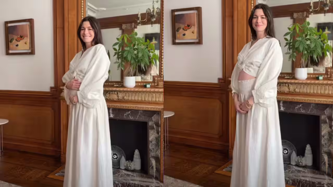 Anne Hathaway PREGNANT for third time? The Devil Wears Prada actress surprises fans with adorable baby bump video