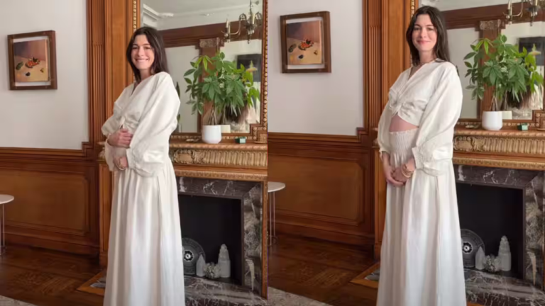 Anne Hathaway PREGNANT for third time? The Devil Wears Prada actress surprises fans with adorable baby bump video