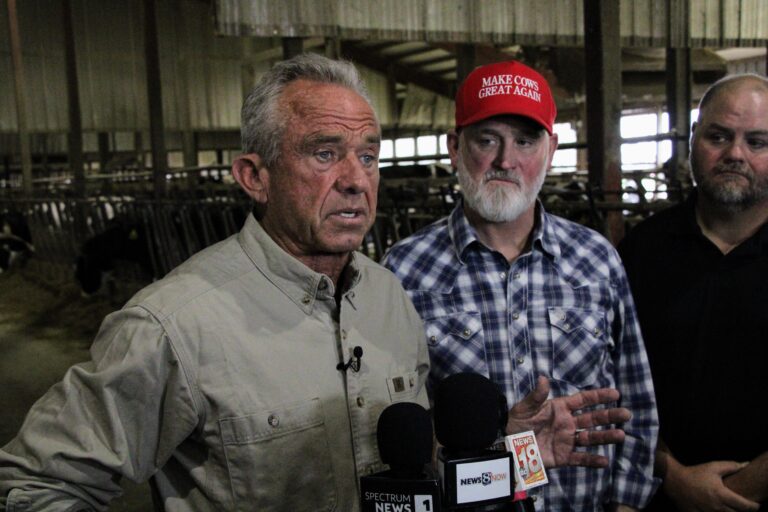 Milk’s the drink of choice at RFK Jr.’s event with swing-district Republican