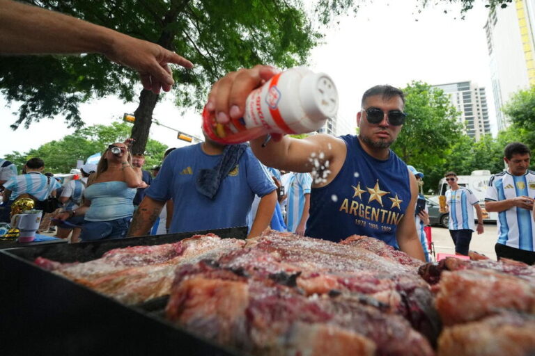 There’s a Beef About Beef at the World Cup, as Argentina Fans Pour Into Texas