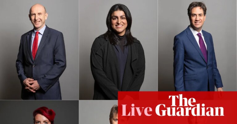 Healey made chancellor, Miliband named foreign secretary and Yvette Cooper becomes health secretary as Burnham picks cabinet – UK politics as it happened | Politics
