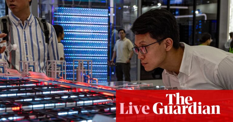 Global tech stocks fall as chip sell-off deepens; mortgage rates rise amid renewed Middle East tensions – business live | Business