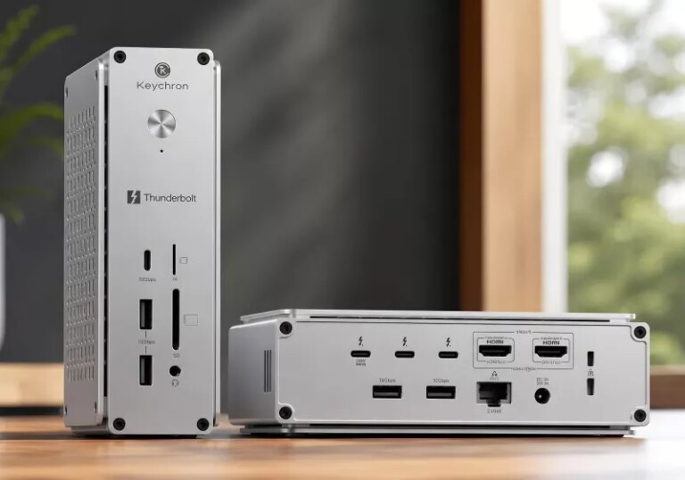 Keychron is stepping outside keyboards with a $349 Thunderbolt 5 dock aimed at power users