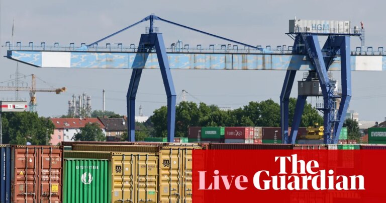 Asian stocks slide as Trump hits more than 80 countries with new tariffs – business live | Business