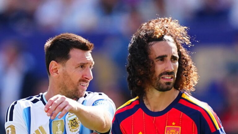 Lionel Messi Tried To Divert Referee’s Attention Using ‘Fake Injury’ As Enzo Fernandez Got Red Card. Video
