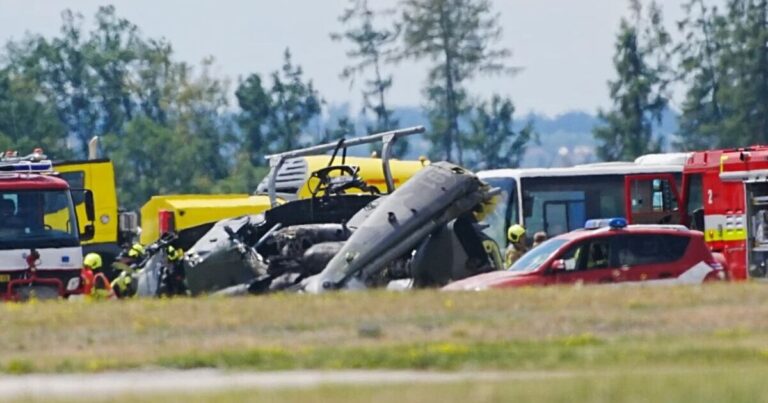 At least one dead as military helicopter crashes near Czech Republic town | World | News