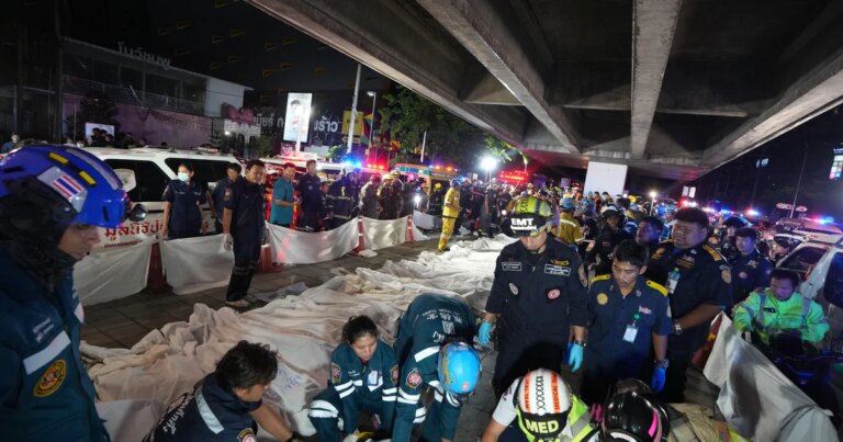 At least 27 killed in Bangkok beer pub fire, authorities say