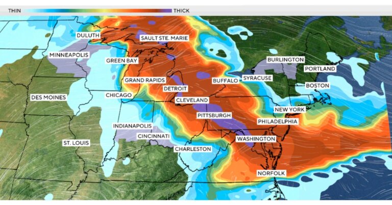 Maps show wildfire smoke forecast, air quality alerts due to pollution from Canadian, Minnesota fires