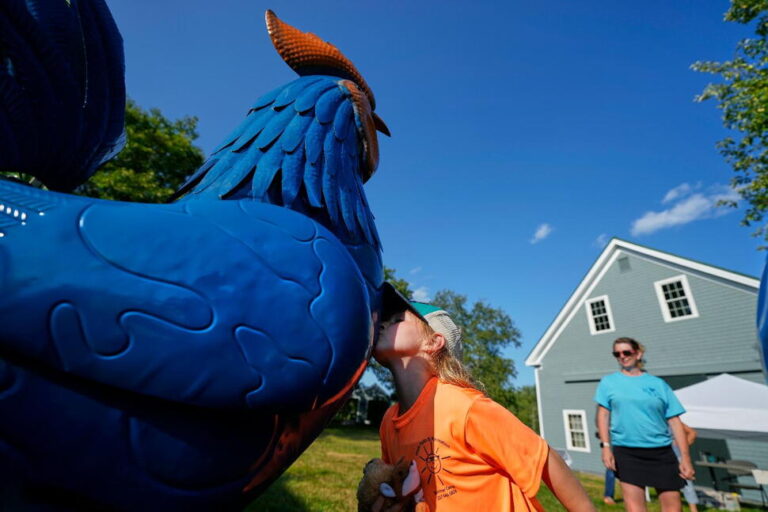 Giant Metal Roosters Spread Autism Acceptance in Maine After Town Zoning Spat