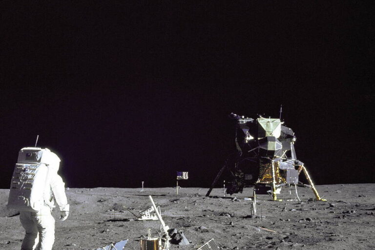 Far Above the Earth, NASA’s Apollo Lunar Lander Put Astronauts on the Moon