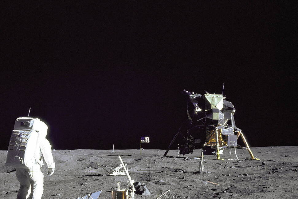 Far Above the Earth, NASA’s Apollo Lunar Lander Put Astronauts on the Moon