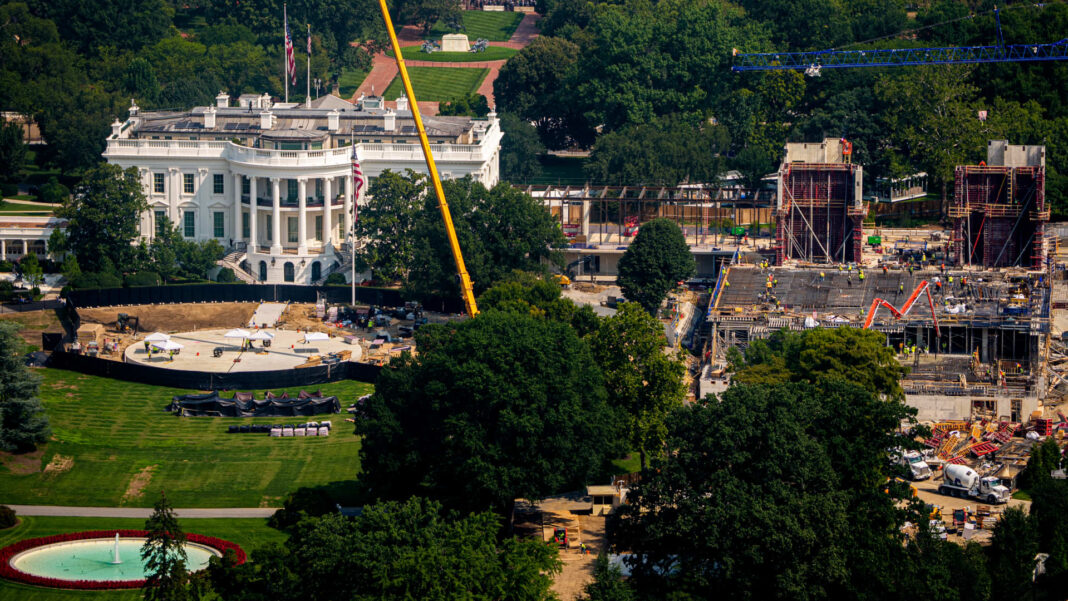 Trump asks Supreme Court to OK White House ballroom construction