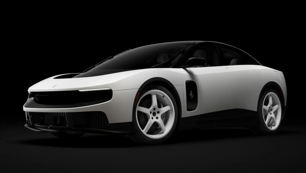 Ferrari’s first electric car sells for a record $40 million at auction
