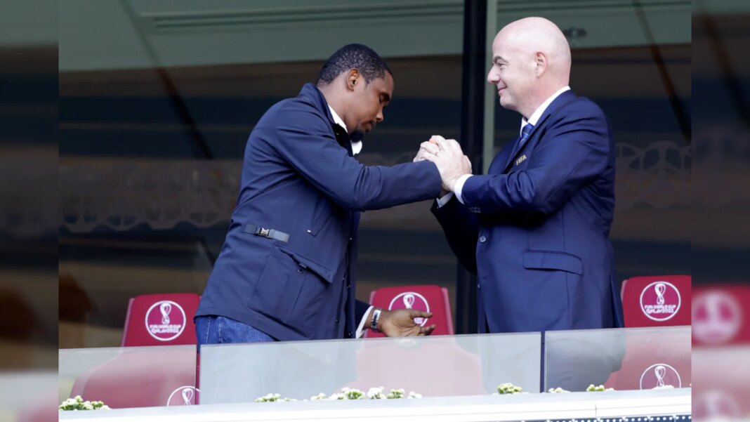 Cameroon Legend Samuel Eto’o Urges Support For Embattled FIFA President Gianni Infantino