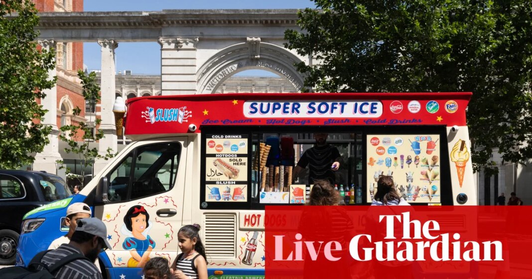 UK economy grows by 0.4% in second quarter as some businesses helped by World Cup and hot weather – business live | Business