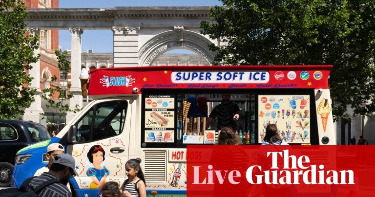 UK economy grows by 0.4% in second quarter as some businesses helped by World Cup and hot weather – business live | Business