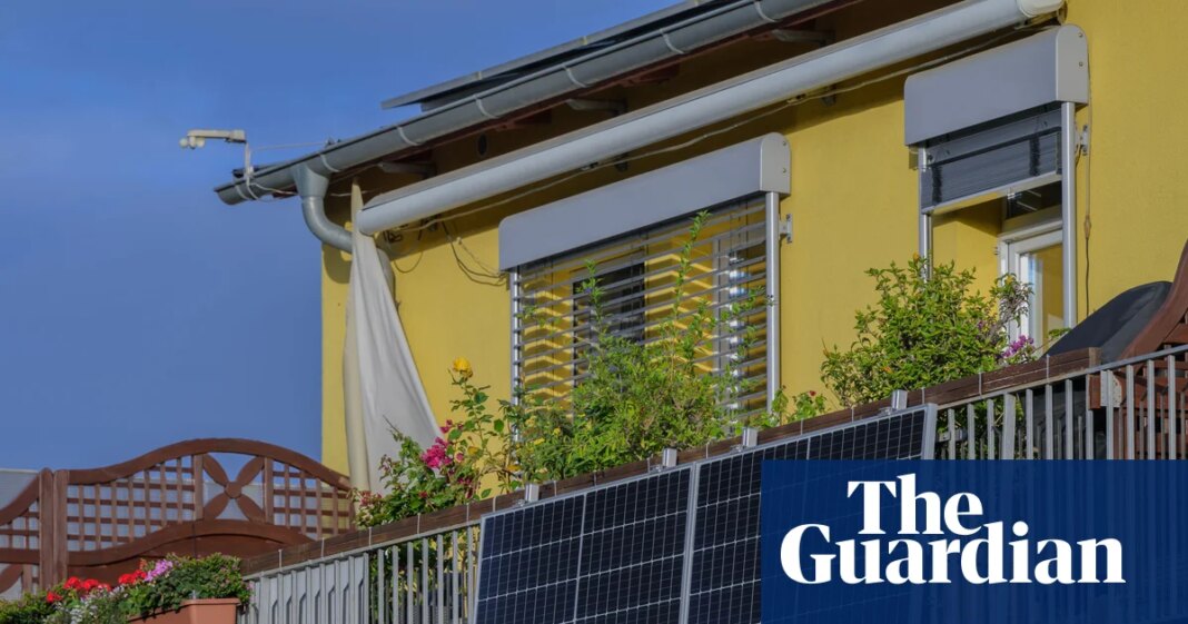 Plug-in balcony solar panels to go on sale in UK for first time | Solar power