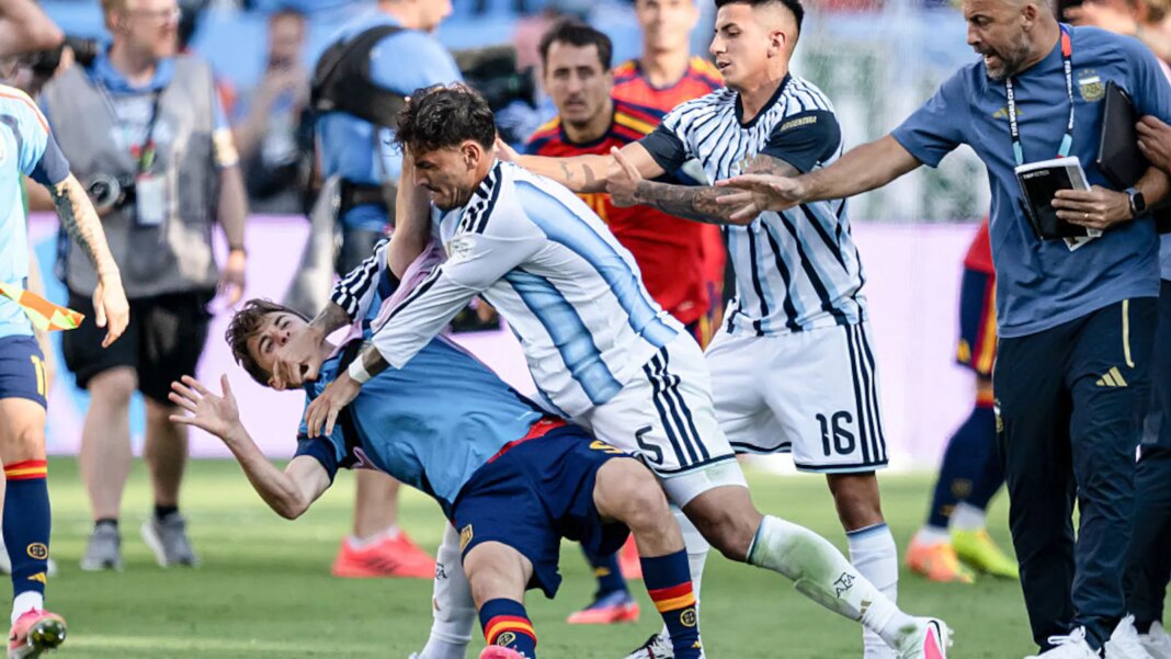 Lionel Messi’s Argentina Teammates Leandro Paredes, Nahuel Molina Punished For FIFA WC Final Brawl, Massive Ban Given