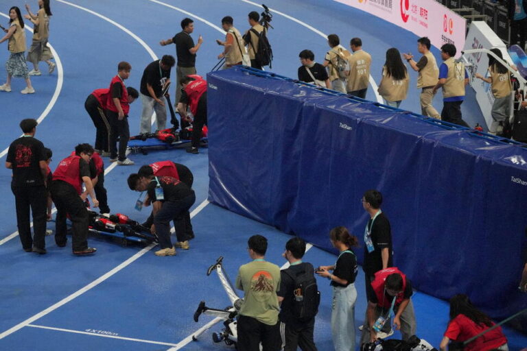 A Chinese Humanoid Robot Sets a New 100-Meter Sprint Record at Beijing Games