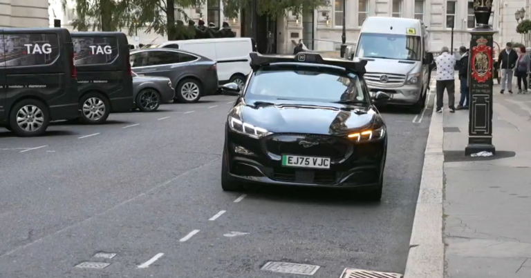 Uber robotaxis hit London’s streets, but with humans still behind the wheel