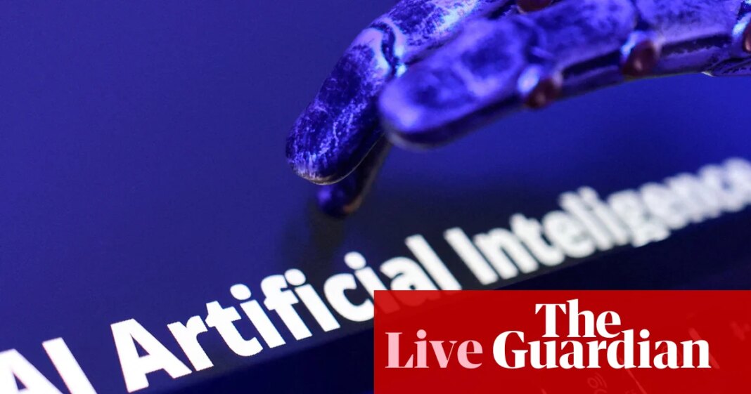 European tech stocks hit six-week low as calls for AI slowdown worry investors – business live | Business
