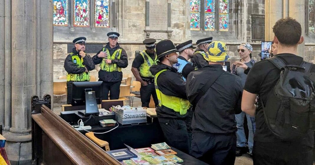 Vicar clashes with anti-immigration protesters in furious row | UK | News
