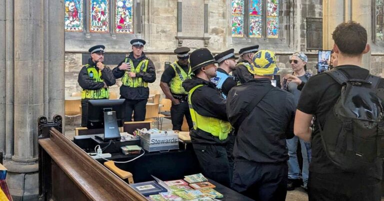Vicar clashes with anti-immigration protesters in furious row | UK | News