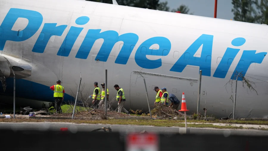 Pilot of Amazon Cargo Plane That Careened Off Miami Runway Warned It Was Coming in Too Fast