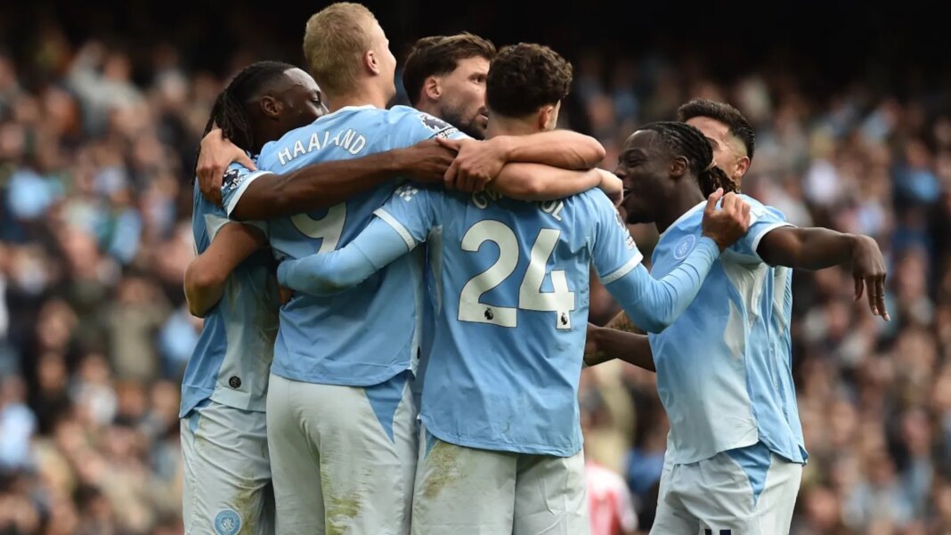 Manchester City Outgun Sunderland Despite Brian Brobbey’s Hat-Trick, Manchester United Rescue Fulham Draw