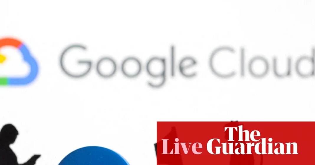 Google Cloud outage caused by ‘power event’ as problems reported at banks, Revolut, and court video cameras – business live | Business