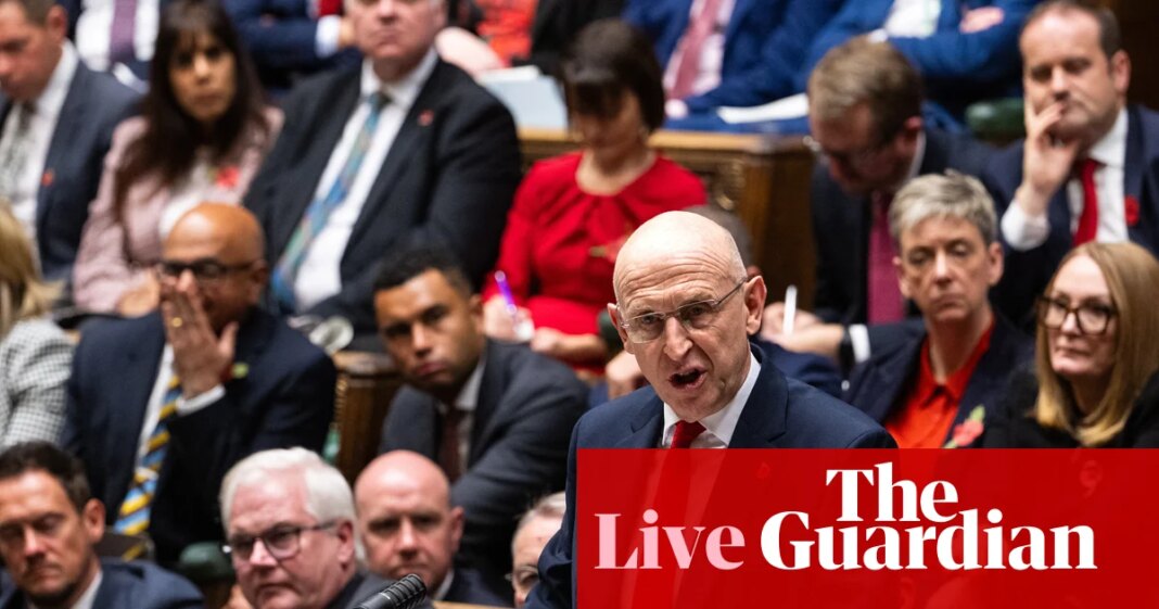 UK government borrowing costs fall as City welcomes ‘no harm’ budget – business live | Business