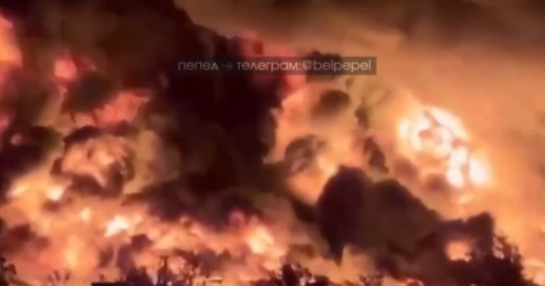 Russia burns as Zelensky defies Trump’s orders with huge explosion at oil depot | World | News