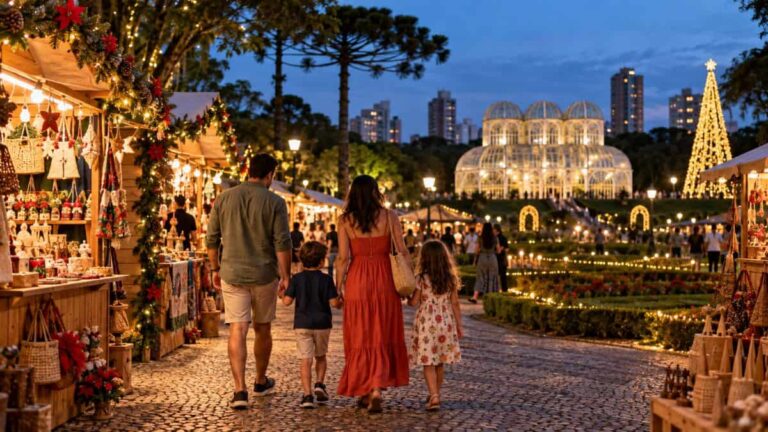 Brazil Curitiba Lights Up Family Christmas Travel with Magical Markets and Park Adventures