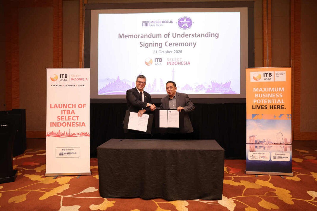 Indonesia to Host ITB Asia Select Travel Trade Show With ASITA in Jakarta in June 2027 as Singapore Remains ITB Asia’s Flagship Hub
