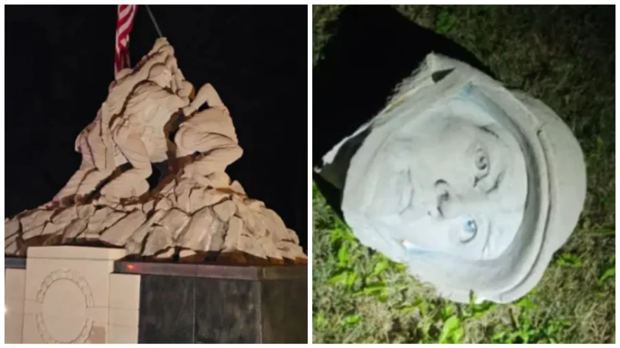 Illegal Immigrant Vandalizes Iwo Jima Memorial With Sledgehammer: ICE
