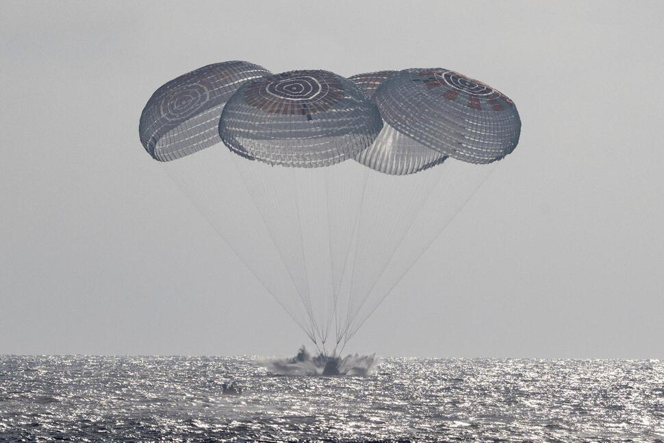 Four Astronauts Return to Earth After Eight Months in Space